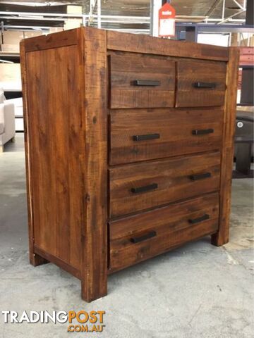 BISBEE 5 DRAWER TALL CHEST - photo 3 of 5