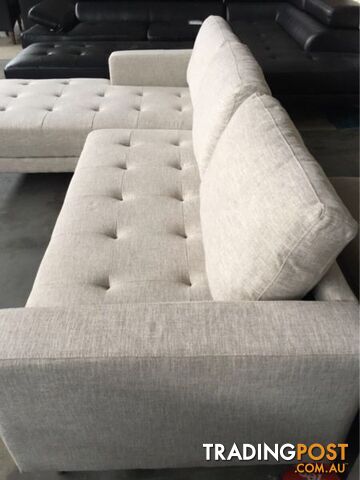FABRIC 3 SEATER CHAISE - FURNITURE OUTLET - SPECIAL OFFER - photo 2 of 5