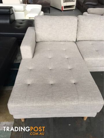 FABRIC 3 SEATER CHAISE - FURNITURE OUTLET - SPECIAL OFFER - photo 3 of 5