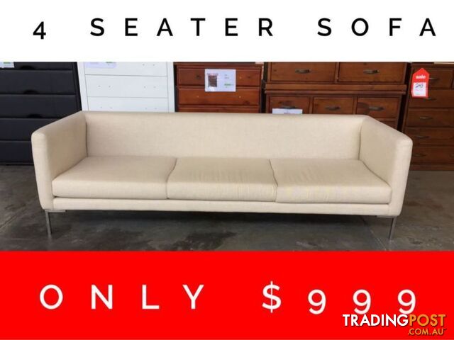 COMTEMPORARY 4 SEATER SOFA