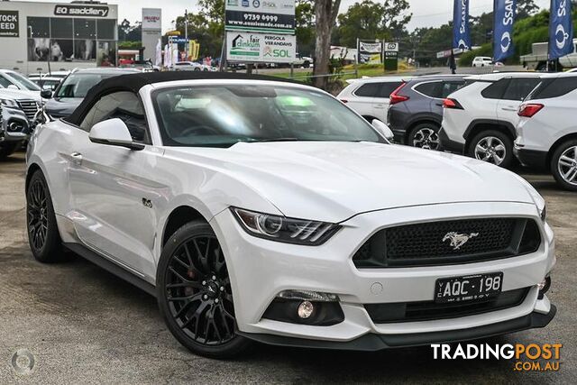 2017 FORD MUSTANG   CONVERTIBLE