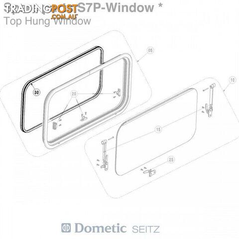 Window Seal (5M) to suit Seitz S7P Windows