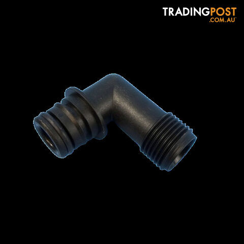 Flojet Quad Port Male to 1/2" BSP Male Elbow