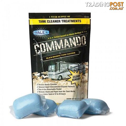 Walex Commando Black Holding Tank Cleaner Drop-ins