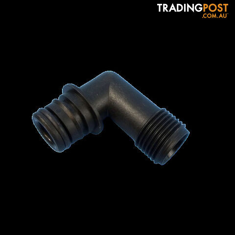 Flojet Quad Port Male to 1/2" BSP Male Elbow