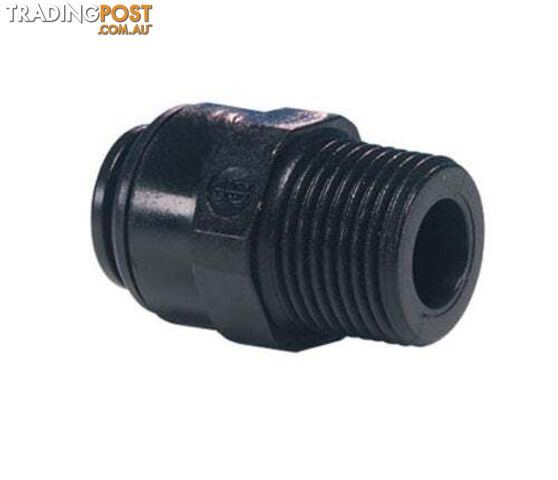 John Guest Straight 12mm x 1/2 BSPT Male Adaptor