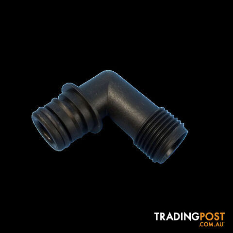Flojet Quad Port Male to 1/2" BSP Male Elbow