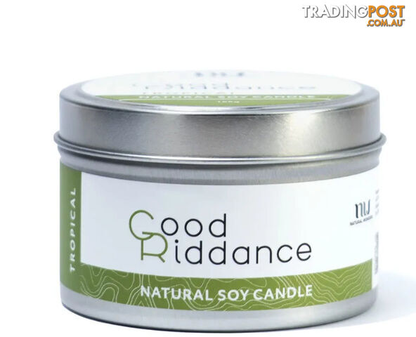 Natural Wonders Good Riddance Tropical Soy Candle Tin 165g