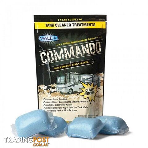 Walex Commando Black Holding Tank Cleaner Drop-ins