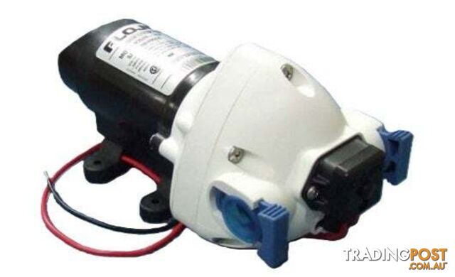 Flojet: Triplex - 12V Fresh Water Auto Pump - 11 LPM / 50 PSI. QUAD & 12mm Push-in