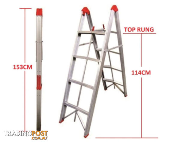 Squeeze box ladder 4 step