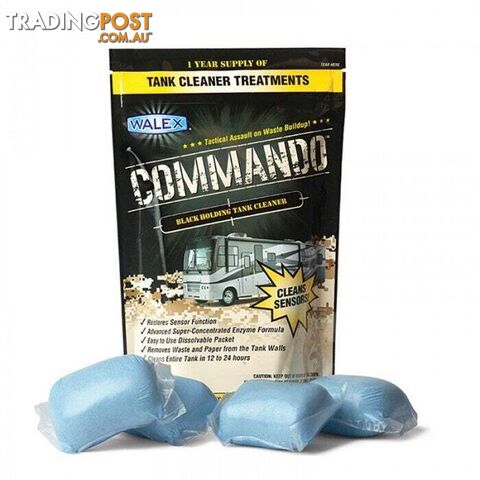 Walex Commando Black Holding Tank Cleaner Drop-ins