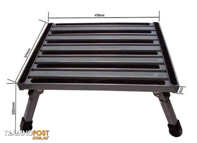 Coast Folding Aluminium RV Step (220kg capacity)