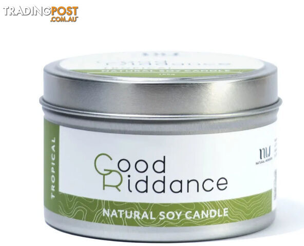 Natural Wonders Good Riddance Tropical Soy Candle Tin 165g