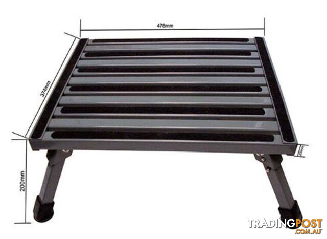 Coast Folding Aluminium RV Step (220kg capacity)