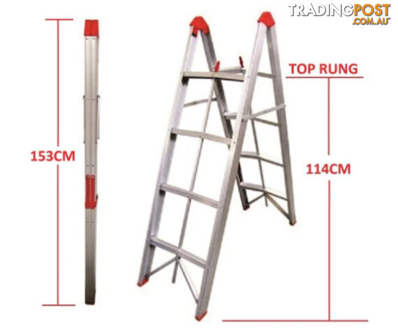 Squeeze box ladder 4 step