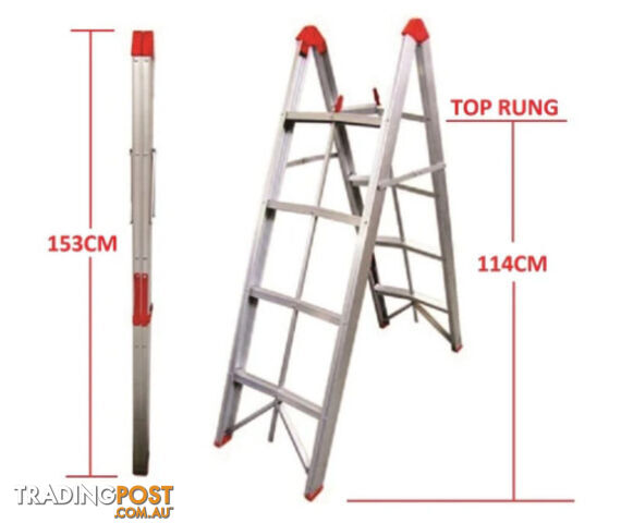 Squeeze box ladder 4 step