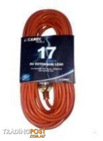 Camec 17M, 15 Amp, 240V, Plus 2 Extension Lead to suit RV use