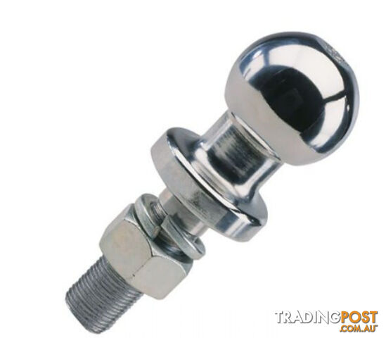 Towball 50mm Chrome - 3.5 Ton Rate - Shank 62mm long