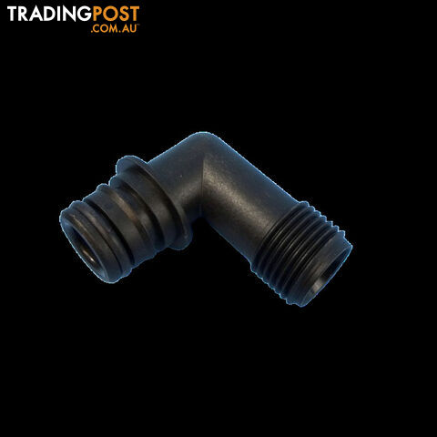 Flojet Quad Port Male to 1/2" BSP Male Elbow