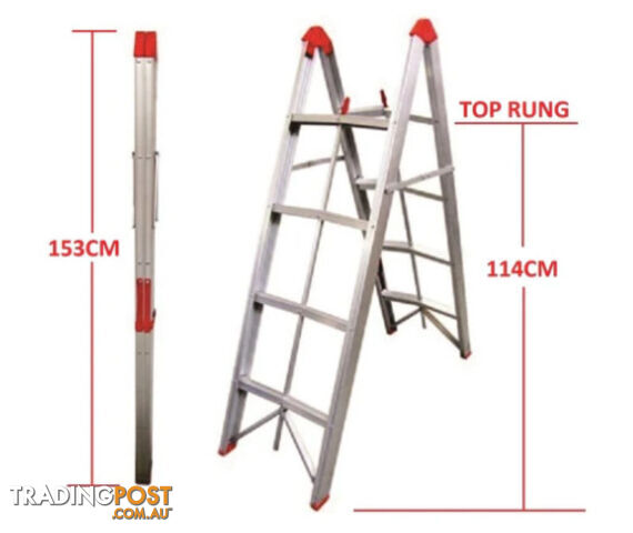 Squeeze box ladder 4 step