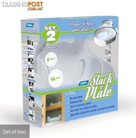 Camco Stack-A-Plate - White