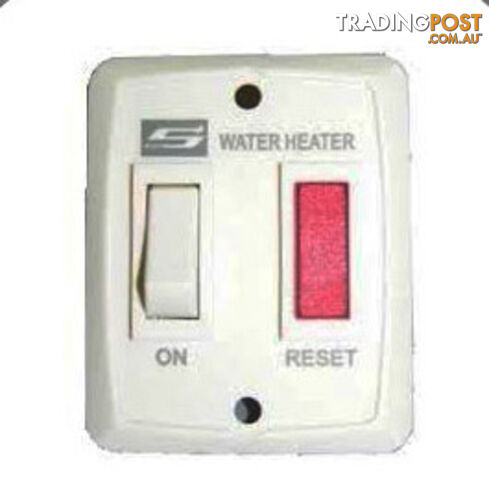 Suburban Switch & Plate Assembly White