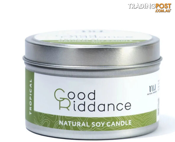 Natural Wonders Good Riddance Tropical Soy Candle Tin 165g