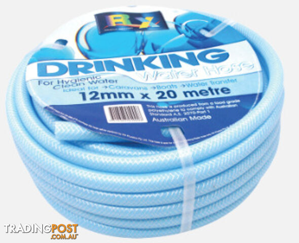 20M Roll of Blue Non-Toxic Reinforced Water Hose