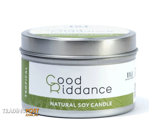 Natural Wonders Good Riddance Tropical Soy Candle Tin 165g