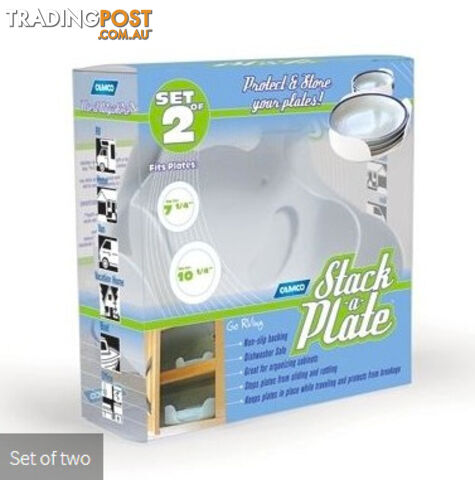 Camco Stack-A-Plate - White