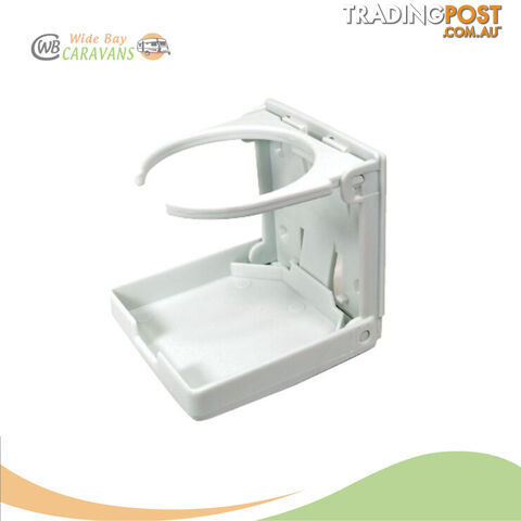 Folding Cup Holder - White Only