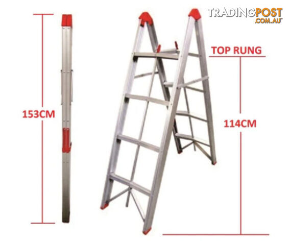 Squeeze box ladder 4 step
