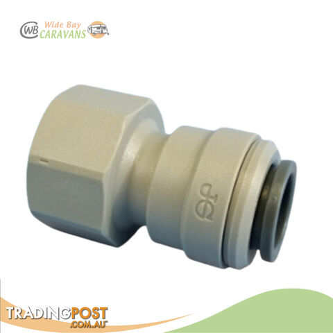 John Guest Female Plastic Connector for 12mm x 3/8 FBSP