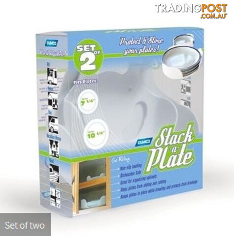 Camco Stack-A-Plate - White