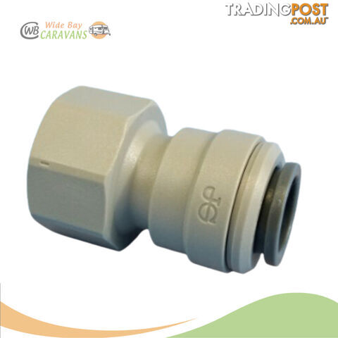 John Guest Female Plastic Connector for 12mm x 3/8 FBSP