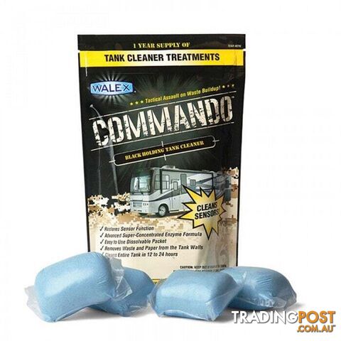 Walex Commando Black Holding Tank Cleaner Drop-ins