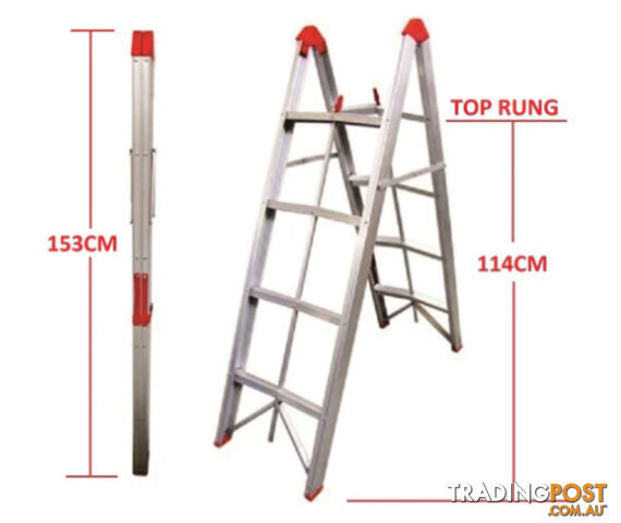 Squeeze box ladder 4 step