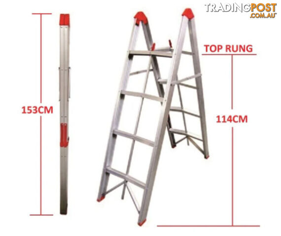 Squeeze box ladder 4 step