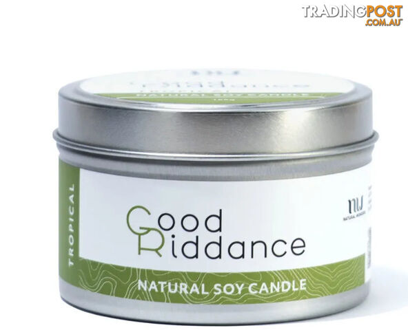 Natural Wonders Good Riddance Tropical Soy Candle Tin 165g