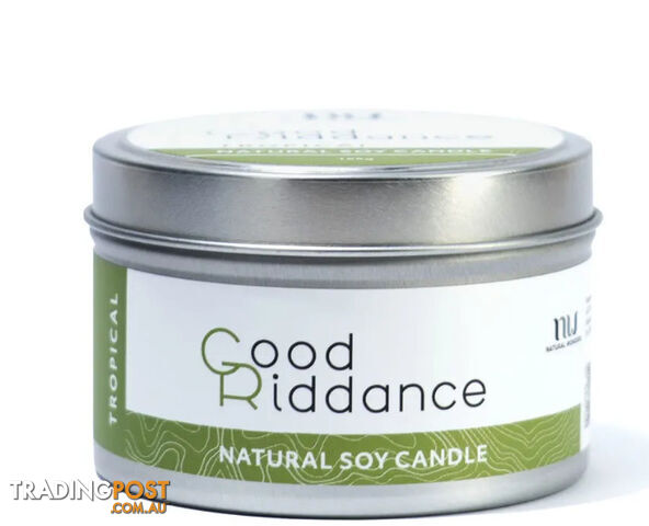 Natural Wonders Good Riddance Tropical Soy Candle Tin 165g