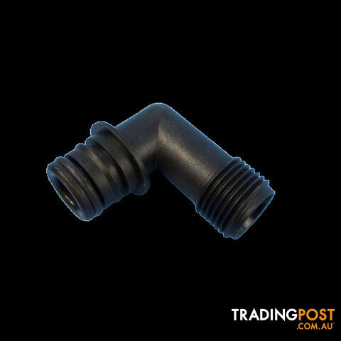 Flojet Quad Port Male to 1/2" BSP Male Elbow