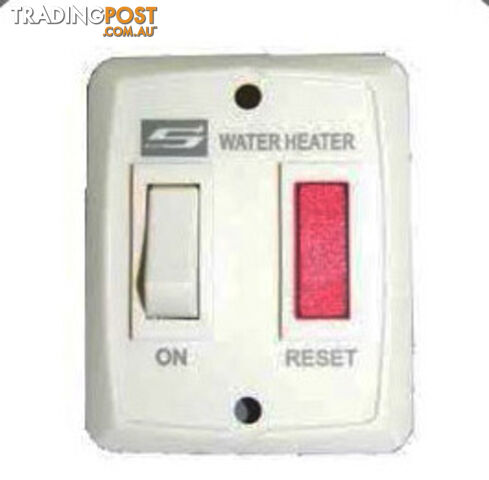 Suburban Switch & Plate Assembly White