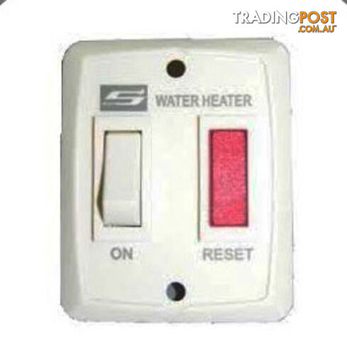 Suburban Switch & Plate Assembly White