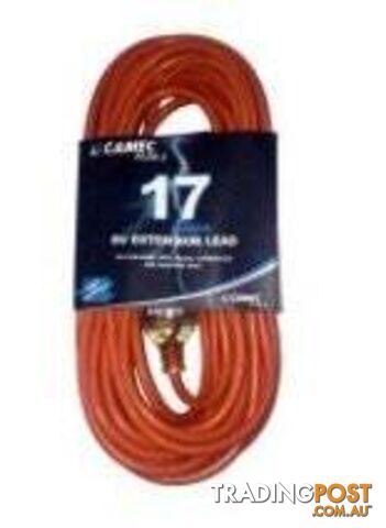 Camec 17M, 15 Amp, 240V, Plus 2 Extension Lead to suit RV use