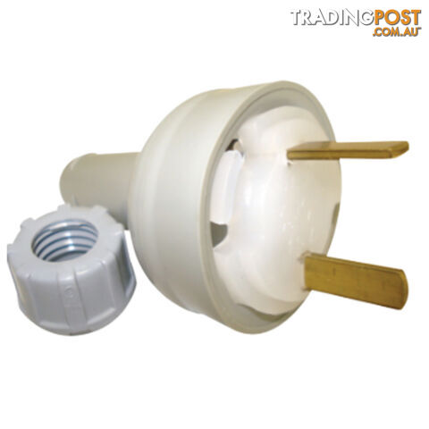 Clipsal 492/32 Fixed Polarity Plug Clear - photo 1 of 3
