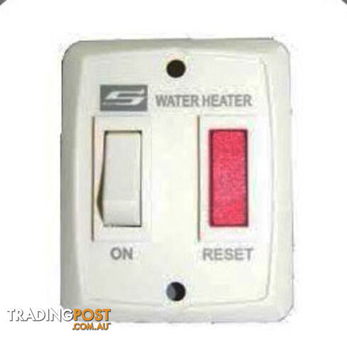 Suburban Switch & Plate Assembly White