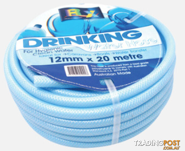 20M Roll of Blue Non-Toxic Reinforced Water Hose