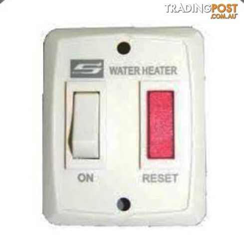 Suburban Switch & Plate Assembly White