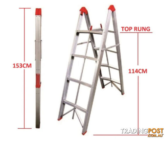 Squeeze box ladder 4 step